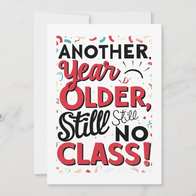 Funny Birthday Card (Front)