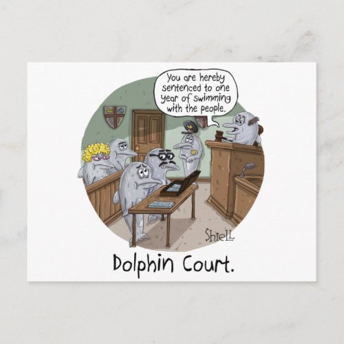 FUNNY BIRTHDAY CARD and GIFT with CUTE DOLPHINS