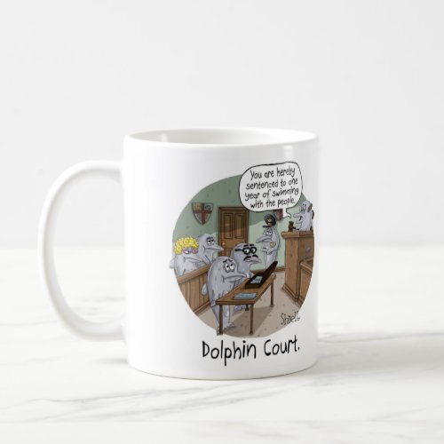 FUNNY BIRTHDAY CARD and GIFT with CUTE DOLPHINS Coffee Mug