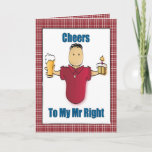 Funny Birthday Card Any Age - Husband or Boyfriend<br><div class="desc">Does your husband or boyfriend appreciate a good laugh?  This funny and snarky card can be personalized with his name and message to add a custom touch!</div>