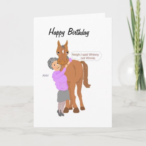 Funny Birthday card Card