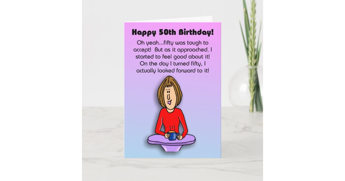 What To Put In A 50th Birthday Card Funny