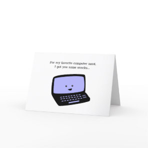 Funny Birthday Card for Computer Programmer Geek