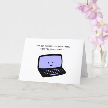 Funny Birthday Card For Computer Programmer Geek by alinaspencil at Zazzle
