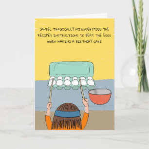 Funny Birthday Card for Drummers