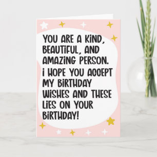Funny Birthday Card For Friend