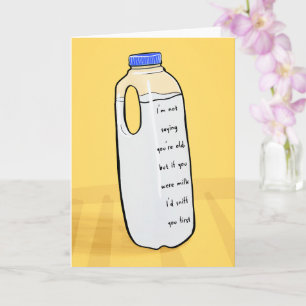 Funny Birthday Card for Friends - sniff you first