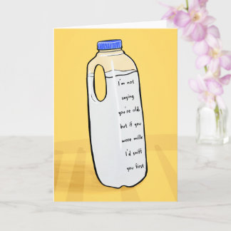 Funny Birthday Card for Friends - sniff you first