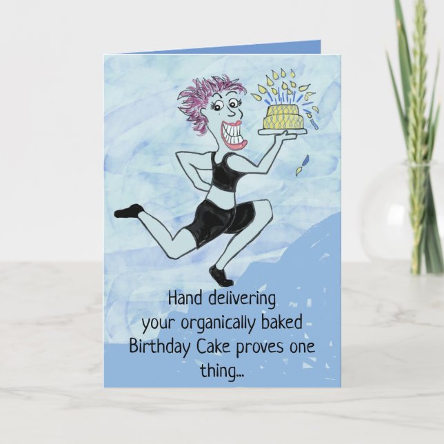 Funny Birthday Card for funny friends (Front)