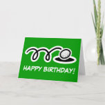 Funny Birthday card for golf enthusiasts<br><div class="desc">Funny Birthday card for golf enthusiasts</div>