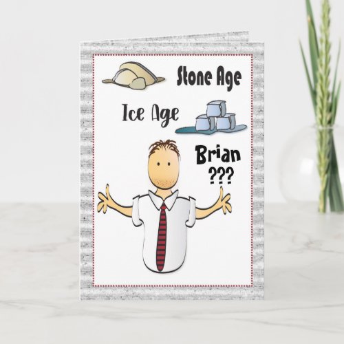Funny Birthday Card for Him _ Old Age Fun