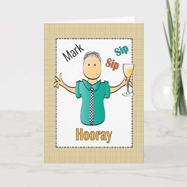 Funny Birthday Card for Him - Personalize (Front)