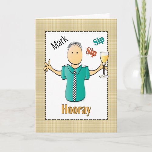 Funny Birthday Card for Him _ Personalize