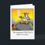 Funny Birthday Card For Him "Spectickles"<br><div class="desc">Enjoy spreading the laughter with this hilarious happy birthday greeting card by cartoonist Bill Abbott; send some laughs along with your best wishes for a happy birthday. Bill Abbott's cartoon "Spectickles" the internationally syndicated comic has also appeared in Hallmark U.K., Reader's Digest, Saturday Evening Post and other fine magazines and...</div>