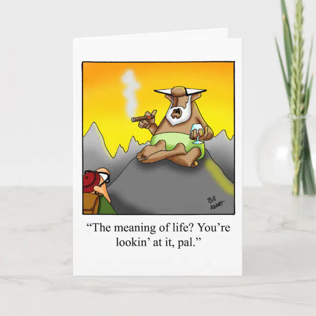 Funny Birthday Card For Him Spectickles Zazzle 