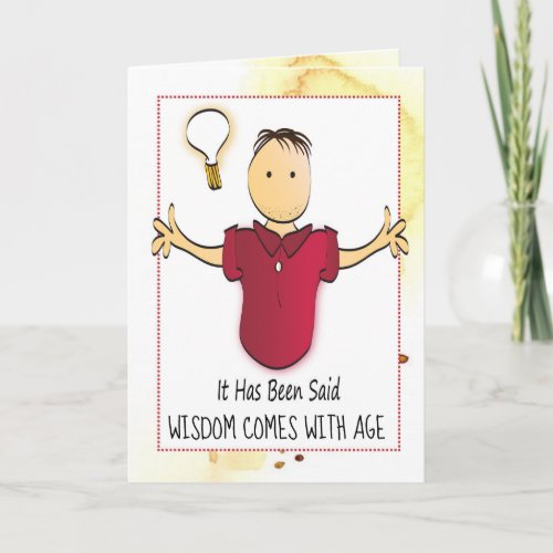 Funny Birthday Card for Him to Personalize