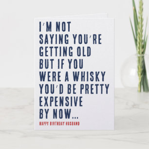 Funny Birthday Card For Husband, From Wife, Husban