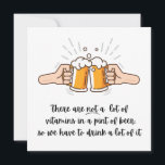 Funny Birthday Card for Husband Son Boyfriend<br><div class="desc">Funny Beer Birthday Card Him Husband Dad Son Male Friend Humorous Party</div>