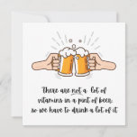 Funny Birthday Card for Husband Son Boyfriend<br><div class="desc">Funny Beer Birthday Card Him Husband Dad Son Male Friend Humorous Party</div>