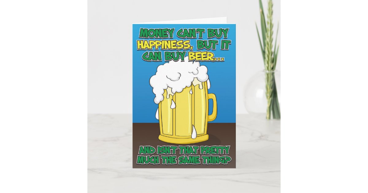 funny happy birthday card for men