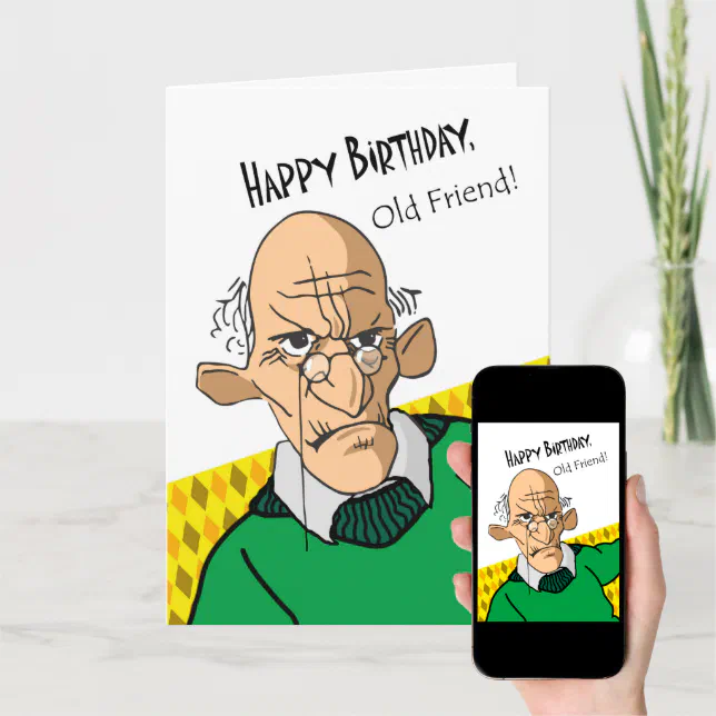 funny birthday card for friend