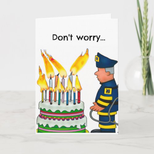 Funny Birthday Card Getting Older