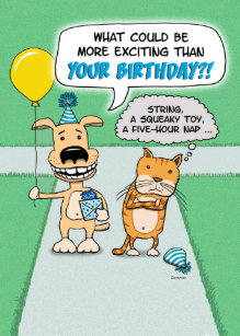 funny birthday cards zazzle