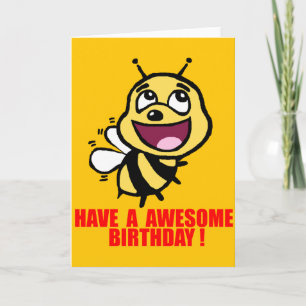 Funny birthday card. Have a Awesome Birthday! Card