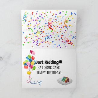 Funny Birthday Card Horse Carrot Humorous