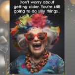 Funny Birthday Card Old Age<br><div class="desc">A funny birthday card joking about age. Sure to get them to laugh.</div>