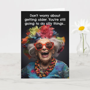 Funny Birthday Card Old Age