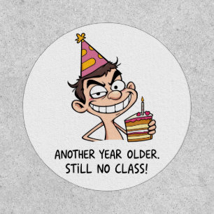Funny Birthday Card Patch