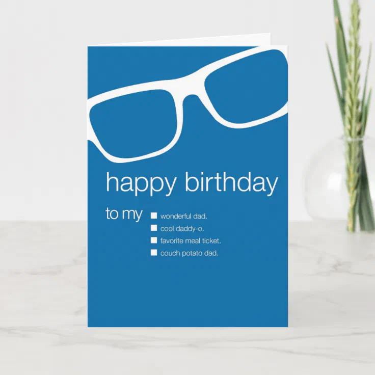 birthday cards for your dad