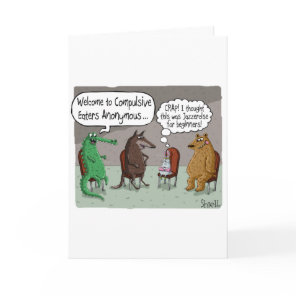 Funny Birthday Card with CUTE ANIMALS