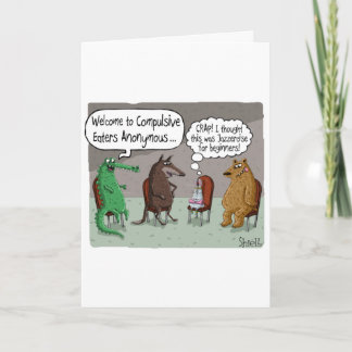 Funny Birthday Card with CUTE ANIMALS