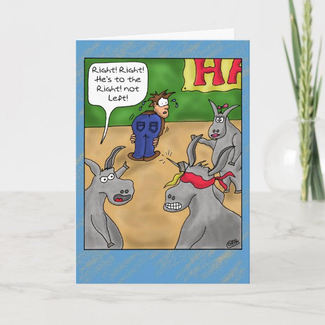 Funny Birthday Cards: Birthday Tail Card (Front)