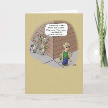 Funny Birthday Cards: Birthday Tail Payback Card by nopolymon at Zazzle