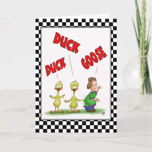 Funny Birthday Cards Duck Duck Goose Card