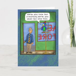 Funny Birthday Cards: Pet Shop Card