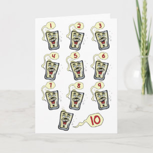 Funny Birthday Cards: Shot Amnesia Card