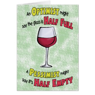 Funny Birthday Cards: Wine Philosophy Card