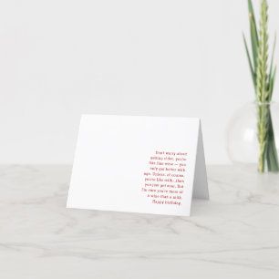 Funny Birthday Day Card