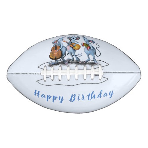 Funny Birthday Football Gift Musical Mouse Band