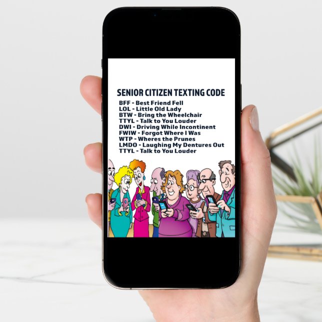 Funny Birthday for Seniors Card (Front Digital)