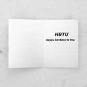 Funny Birthday for Seniors Card (Inside)