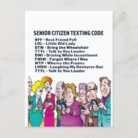 Funny Birthday for Seniors Card