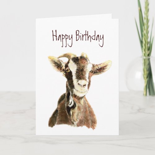 Funny Birthday From the Old Goat who Loves YOU Card