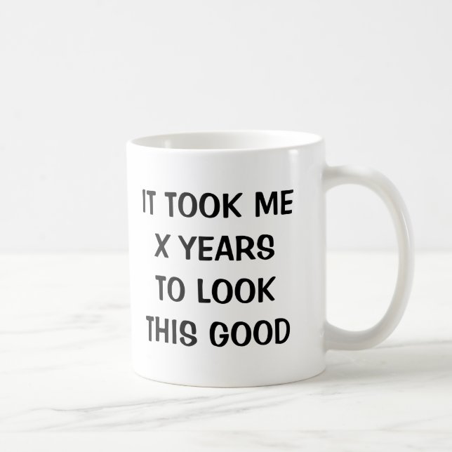 Funny Birthday gag coffee mug for men and women (Right)