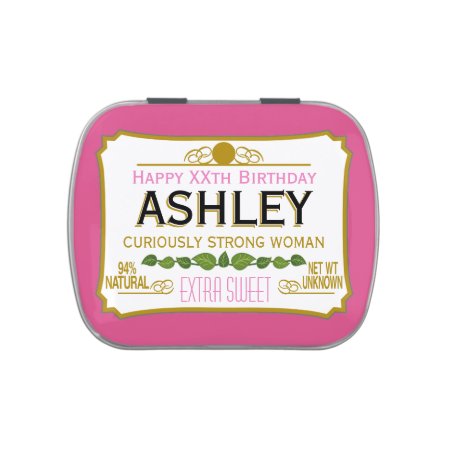 Funny Birthday Gag Gift For A Woman Jelly Belly Tin