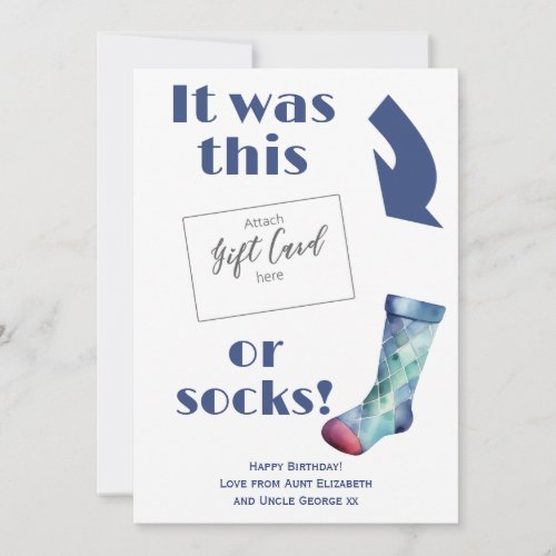 Funny Birthday Gift Card Voucher Holder